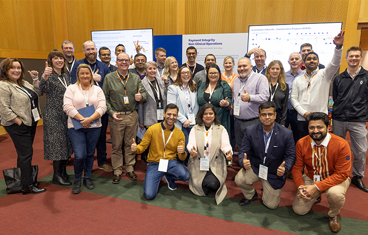 A group shot of employees at Optum Ireland